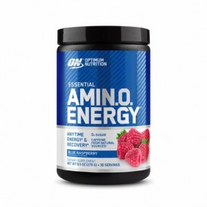 Optimum Nutrition ESSENTIAL AMIN.O. ENERGY® Blue Raspberry 0.6 lb (30 Servings) Schweiz | 3590TFUBA