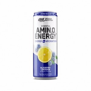 Optimum Nutrition ESSENTIAL AMIN.O. ENERGY+ Electrolytes Sparkling Blueberry Lemonade 355ml * 12 Cans (12 Servings) Schweiz | 1856LTDHY