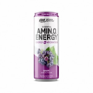 Optimum Nutrition ESSENTIAL AMIN.O. ENERGY+ Electrolytes Sparkling Grape 355ml * 12 Cans (12 Servings) Schweiz | 9710GDAFW