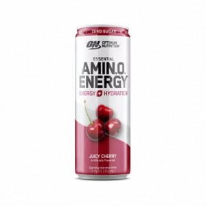 Optimum Nutrition ESSENTIAL AMIN.O. ENERGY+ Electrolytes Sparkling Juicy Cherry 355ml * 12 Cans (12 Servings) Schweiz | 6473BXRCI