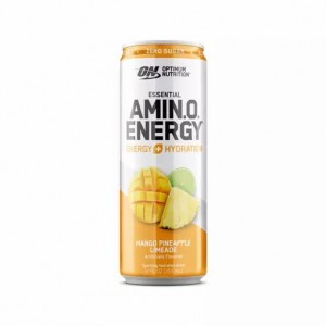 Optimum Nutrition ESSENTIAL AMIN.O. ENERGY+ Electrolytes Sparkling Mango Pineapple Lime 355ml * 12 Cans (12 Servings) Schweiz | 8053TYSBA