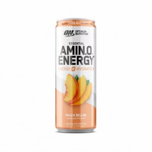 Optimum Nutrition ESSENTIAL AMIN.O. ENERGY+ Electrolytes Sparkling Peach Bellini 355ml * 12 Cans (12 Servings) Schweiz | 2568YANGU