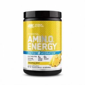 Optimum Nutrition Essential AMIN.O. ENERGY + Electrolytes Pineapple Twist 0.63 lb (30 Servings) Schweiz | 7612KOMJC