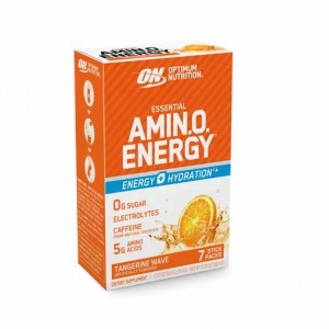 Optimum Nutrition Essential AMIN.O. ENERGY + Electrolytes Tangerine Wave 7 Stick Packs (7 Servings) Schweiz | 8153LIPGB