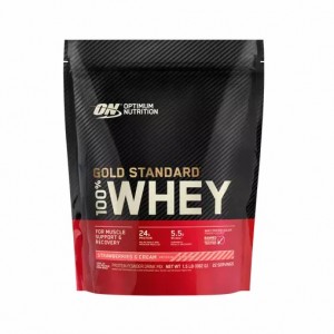 Optimum Nutrition GOLD STANDARD 100% WHEY™ Strawberries & Cream 1.5 lb (22 Servings) Schweiz | 9047UBPNM