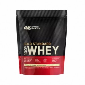 Optimum Nutrition GOLD STANDARD 100% WHEY™ Vanilla Ice Cream 1.5 lb (22 Servings) Schweiz | 2364KEJYU