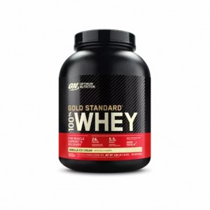 Optimum Nutrition GOLD STANDARD 100% WHEY™ Vanilla Ice Cream 4 lb (58 Servings) Schweiz | 5798BVPQX