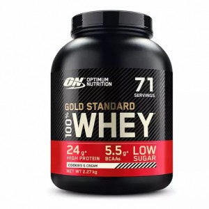 Optimum Nutrition Gold Standard 100% Whey Protein Powder Cookies & Cream 2.27 kg (71 Servings) Schweiz | 2948TFKWH