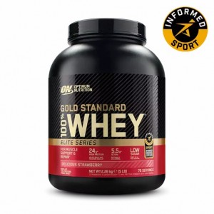 Optimum Nutrition Gold Standard 100% Whey - Elite Series Delicious Strawberry 2.27 kg Schweiz | 4716LDQNU