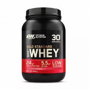 Optimum Nutrition Gold Standard 100% Whey Protein Powder Delicious Strawberry 900 grams (30 Servings) Schweiz | 0569DOGMA