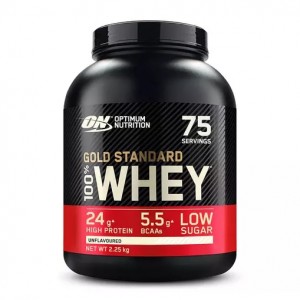 Optimum Nutrition Gold Standard 100% Whey Protein Powder Unflavoured 2.25 kg (75 Servings) Schweiz | 7430QXKLP