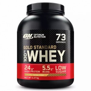 Optimum Nutrition Gold Standard 100% Whey Protein Powder Caramel Toffee Fudge 2.27 kg (73 Servings) Schweiz | 3516ENZWI