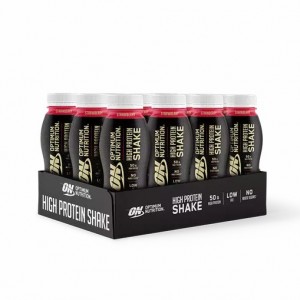 Optimum Nutrition Optimum Protein Shake Strawberry 6000 ml (12 bottles) Schweiz | 2405JHWZY