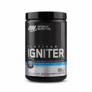 Optimum Nutrition Platinum Igniter Blue Raspberry Freeze 0.84 lb (20 Servings) Schweiz | 4032XNQKZ