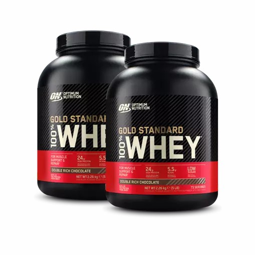 Optimum Nutrition 2x Gold Standard 100% Whey Protein Powder (2.27kg) Schweiz | 1756GERQK