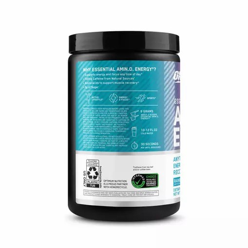 Optimum Nutrition ESSENTIAL AMIN.O. ENERGY® *new* Rainbow Sherbet - Notify Me 0.6 lb - Notify me Schweiz | 2018IOUDT