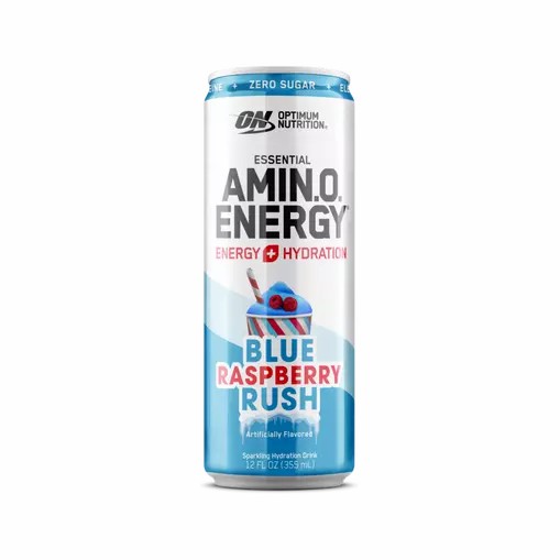 Optimum Nutrition ESSENTIAL AMIN.O. ENERGY+ Electrolytes Sparkling *new* Blue Raspberry Rush 355ml * 12 Cans (12 Servings) Schweiz | 3246TODLR