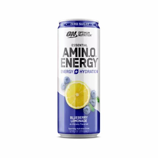 Optimum Nutrition ESSENTIAL AMIN.O. ENERGY+ Electrolytes Sparkling Blueberry Lemonade 355ml * 12 Cans (12 Servings) Schweiz | 1856LTDHY