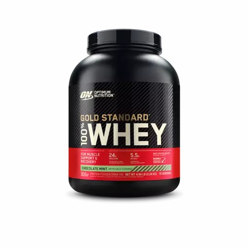 Optimum Nutrition GOLD STANDARD 100% WHEY™ Chocolate Mint 5 lb (70 Servings) Schweiz | 4162XYSUH