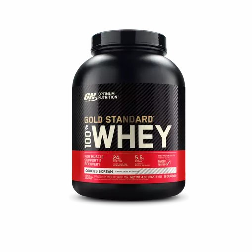 Optimum Nutrition GOLD STANDARD 100% WHEY™ Cookies & Cream 5 lb (68 Servings) Schweiz | 6428CJKFB