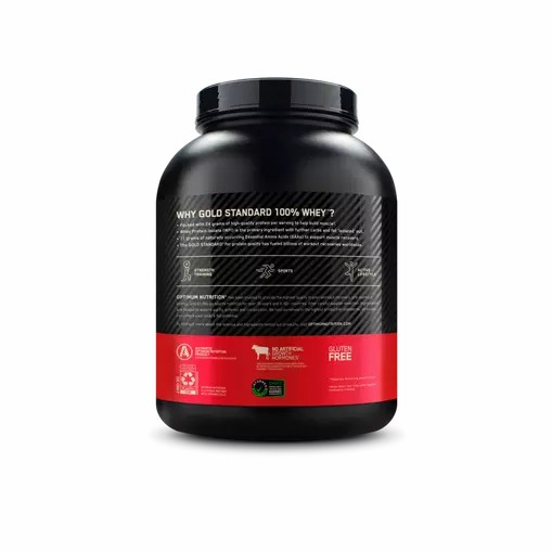 Optimum Nutrition GOLD STANDARD 100% WHEY™ Delicious Strawberry 5 lb (73 Servings) Schweiz | 0276LAVDI