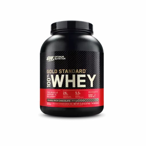 Optimum Nutrition GOLD STANDARD 100% WHEY™ Double Rich Chocolate 5 lb (74 Servings) Schweiz | 7592LWERI