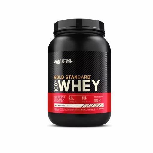 Optimum Nutrition GOLD STANDARD 100% WHEY™ Rocky Road 2 lb (28 Servings) Schweiz | 5708RUQCE