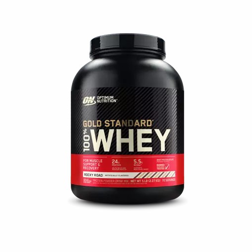 Optimum Nutrition GOLD STANDARD 100% WHEY™ Rocky Road 5 lb (72 Servings) Schweiz | 2163QPIDV