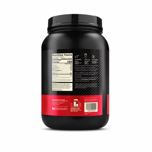 Optimum Nutrition GOLD STANDARD 100% WHEY™ Strawberries & Cream 2 lb (29 Servings) Schweiz | 3965UKAET