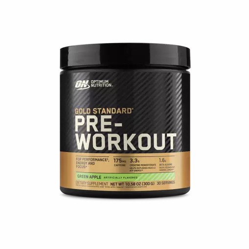 Optimum Nutrition GOLD STANDARD® Pre-Workout Green Apple 0.66 lb (30 Servings) Schweiz | 2389CRLWX