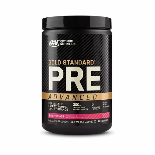 Optimum Nutrition GOLD STANDARD® Pre Advanced Berry Blast 0.88 lb (20 Servings) Schweiz | 0678ULCXG