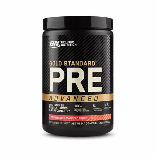 Optimum Nutrition GOLD STANDARD® Pre Advanced Strawberry Mango Daiquiri 0.88 lb (20 Servings) Schweiz | 4921FORCX