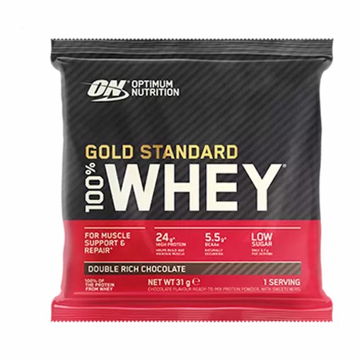 Optimum Nutrition Gold Standard 100% Whey Powder Sachets Double Rich Chocolate 1 sachet (31 grams) Schweiz | 9275MLFZS