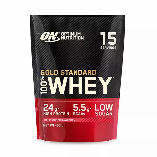 Optimum Nutrition Gold Standard 100% Whey Protein Powder Delicious Strawberry 450 grams (15 Servings) Schweiz | 6137OBRTA