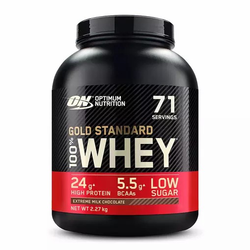 Optimum Nutrition Gold Standard 100% Whey Protein Powder Extreme Milk Chocolate 2.27 kg (71 Servings) Schweiz | 3785SDKZY