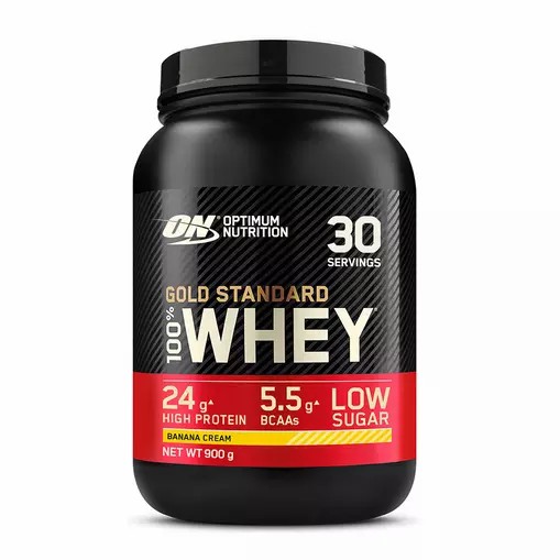 Optimum Nutrition Gold Standard 100% Whey Protein Powder Banana Cream 900 grams (30 Servings) Schweiz | 3194NDJPV