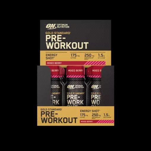 Optimum Nutrition Gold Standard Pre-Workout Shot Mixed Berry 720 ml (12 pieces) Schweiz | 9685OHQTI