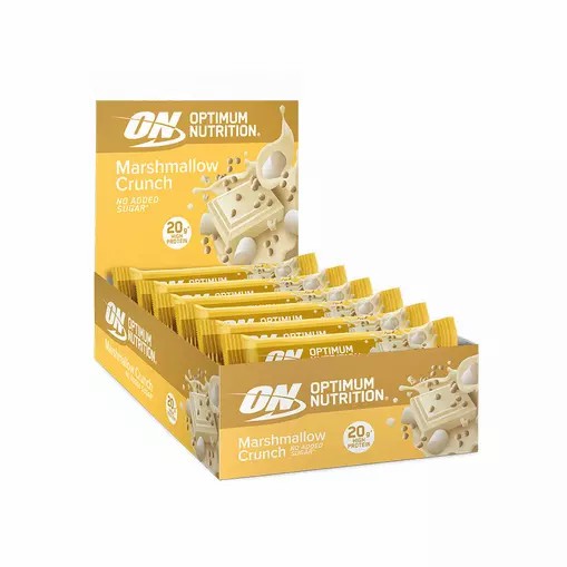 Optimum Nutrition Marshmallow Crunch Protein Bar Elite 650 grams (10 Bars) Schweiz | 0417FCJTP