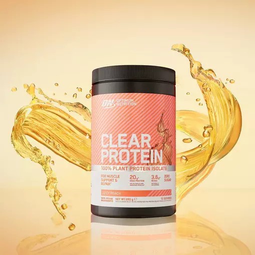 Optimum Nutrition ON Clear Protein 100% Plant Protein Isolate Juicy Peach 280 grams (10 Servings) Schweiz | 3028FSOQU