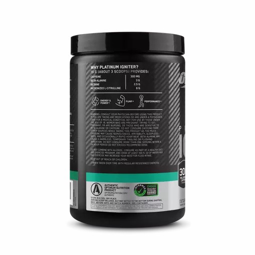 Optimum Nutrition Platinum Igniter Cherry Lime Punch 0.84 lb (20 Servings) Schweiz | 8265CDQRT