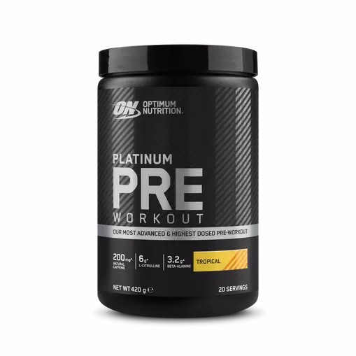 Optimum Nutrition Platinum Pre-workout Tropical 420 grams (20 Servings) Schweiz | 9153PQNTA