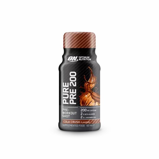 Optimum Nutrition Pure Pre 200 Pre-Workout Shot Cola 60ml (12 shots) Schweiz | 9301TEYJQ