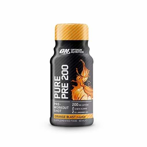 Optimum Nutrition Pure Pre 200 Pre-Workout Shot Orange 60ml (12 shots) Schweiz | 0214IGOEJ