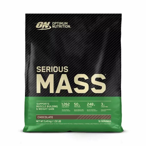 Optimum Nutrition Serious Mass Chocolate 5.45 kg (16 Servings) Schweiz | 5639SLQGA