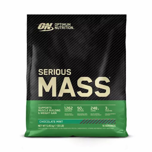 Optimum Nutrition Serious Mass Chocolate Mint 5.45 kg (16 Servings) Schweiz | 6387AYWJG